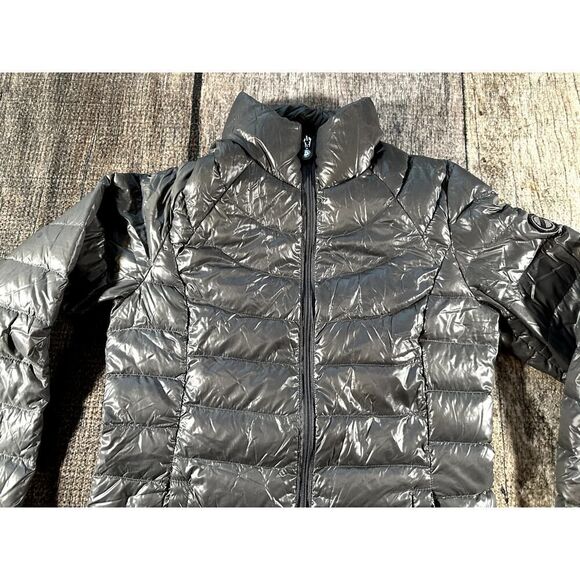 Calvin Klein Packable Lightweight Premium Down Puffer Jacket Grey Women’s XS - Picture 2 of 9